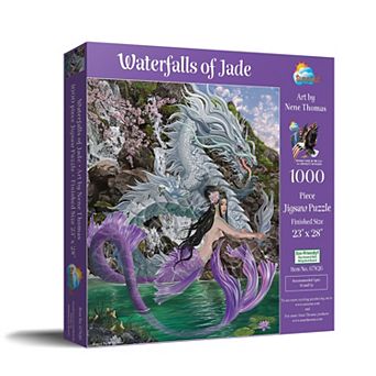 Waterfalls of Jade 1000 pc Jigsaw Puzzle
