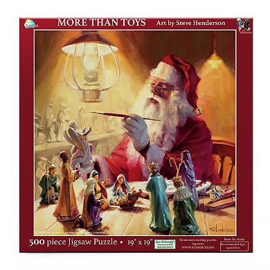 More Than Toys 500 piece Jigsaw Puzzle Christmas Santa Claus