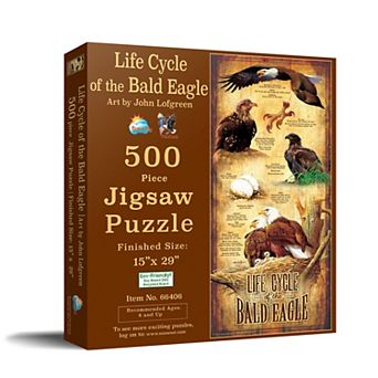 Life Cycle of the Bald Eagle 500 pc Jigsaw Puzzle