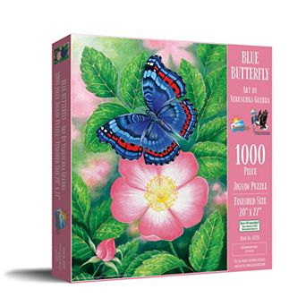 Blue Butterfly 1000 pc Jigsaw Puzzle
