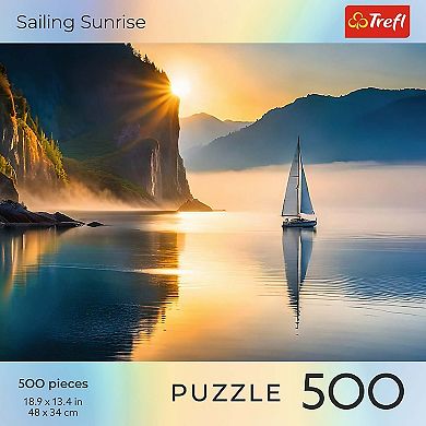 Trefl Red 500 Piece Puzzle - Nature - Sailing Sunrise