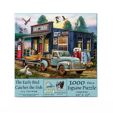 The Early Bird Catchs the Fish 1000 piece Jigsaw Puzzle