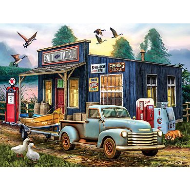 The Early Bird Catchs the Fish 1000 piece Jigsaw Puzzle