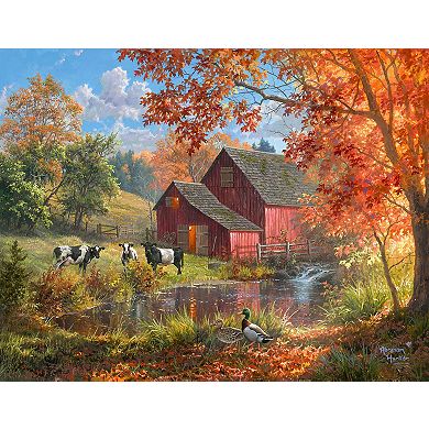 Farm Pond 1000 piece Large Piece Jigsaw Puzzle