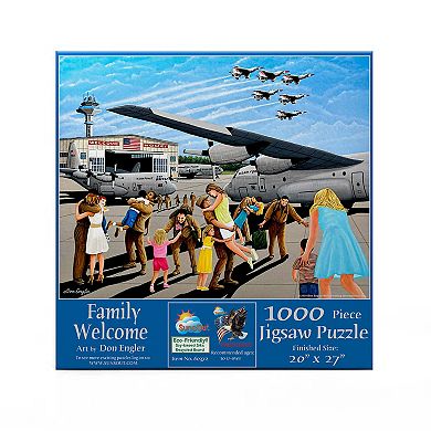 Family Welcome 1000 piece Jigsaw Puzzle