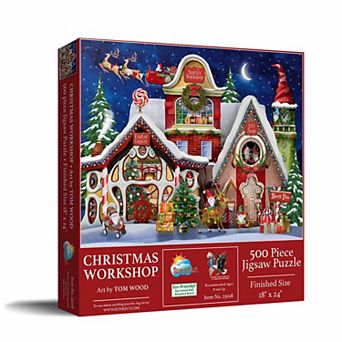 Christmas Workshop 500 pc Jigsaw Puzzle