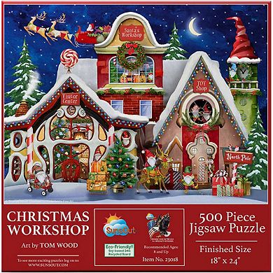 Christmas Workshop 500 piece Jigsaw Puzzle