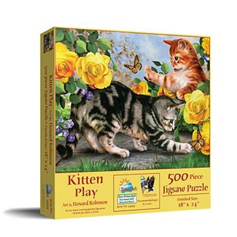 Kitten Play 500 pc Jigsaw Puzzle