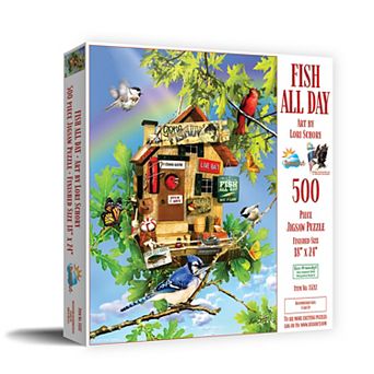 Fish All Day 500 pc Jigsaw Puzzle