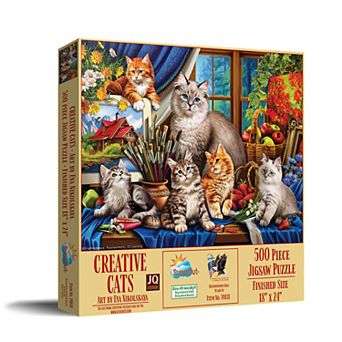Creative Cats 500 pc Jigsaw Puzzle for Adults