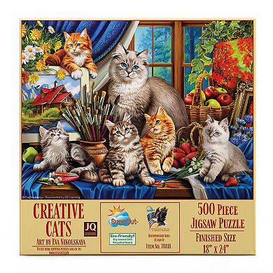 Creative Cats 500 piece Jigsaw Puzzle for Adults