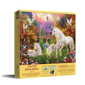 Castle Unicorns 1000 pc Jigsaw Puzzle