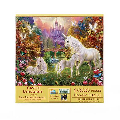 Castle Unicorns 1000 piece Jigsaw Puzzle