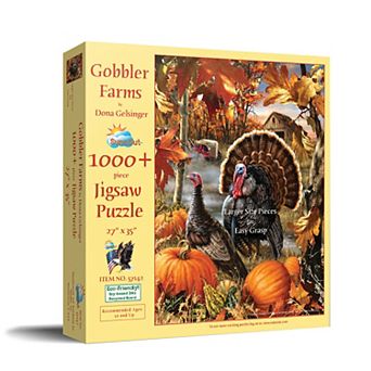 Gobbler Farms 1000 pc Large Pieces Jigsaw Puzzle