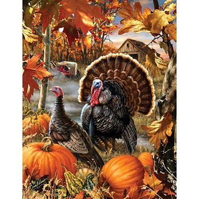 Gobbler Farms 1000 piece Large Pieces Jigsaw Puzzle