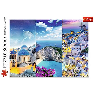 Trefl Red 3000 Piece Puzzle - Greek holidays