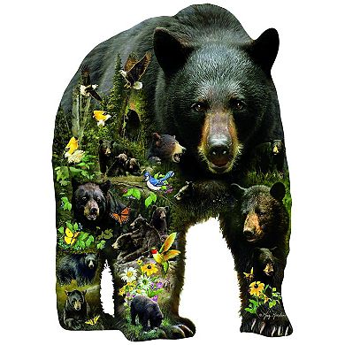 Forest Bear 1000 piece Special Shape Jigsaw Puzzle