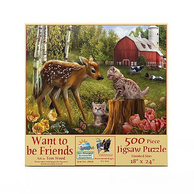 Want to be Friends 500 piece Jigsaw Puzzle