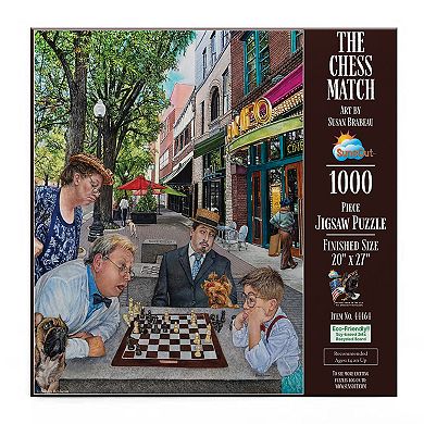 The Chess Match 1000 piece Jigsaw Puzzle