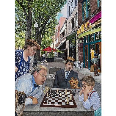 The Chess Match 1000 piece Jigsaw Puzzle
