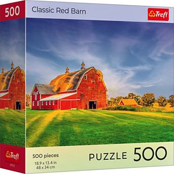 Trefl Red 500 pc Puzzle - Nature - Classic Red Barn