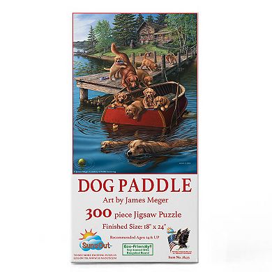 Dog Paddle 300 piece Jigsaw Puzzle