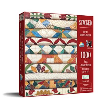 Stacked 1000 pc Jigsaw Puzzle