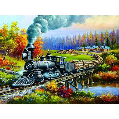 Logging Camp Run 1000 piece Jigsaw Puzzle