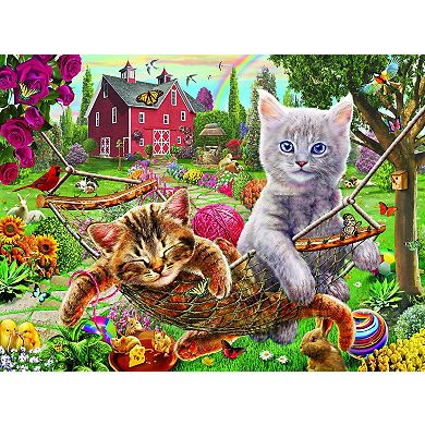 Cats on the Farm 1000 piece Jigsaw Puzzle