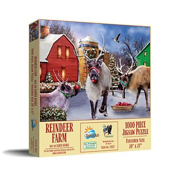 Reindeer Farm 1000 pc Jigsaw Puzzle