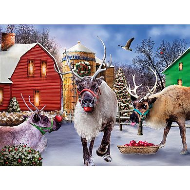 Reindeer Farm 1000 piece Jigsaw Puzzle