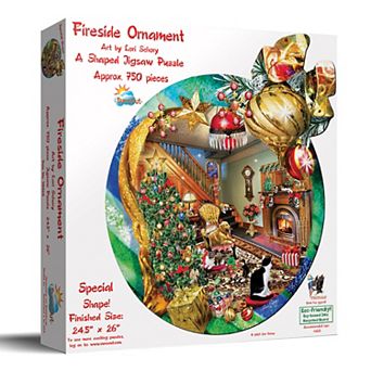 Fireside Ornament 750 pc Shaped Jigsaw Puzzle