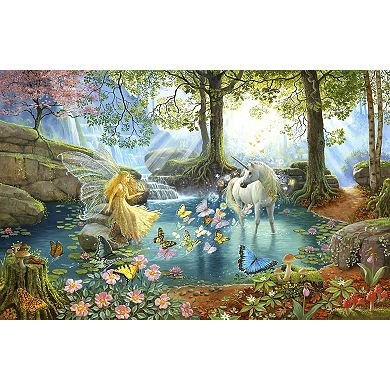 Butterfly Fairy 1000 piece Jigsaw Puzzle by Ruth Sanderson Finished Size 19" x 30" MPN# 76336