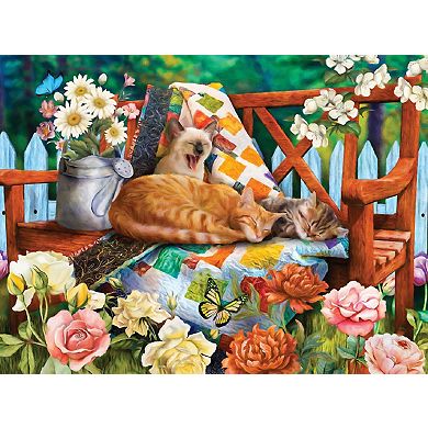 Garden Cats 1000 piece Jigsaw Puzzle