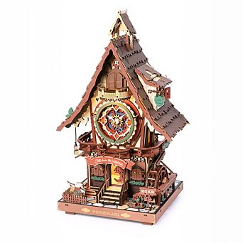 DIY 3D Moving Gears Puzzle - Cuckoo Clock - 435 pc