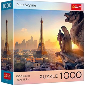 Trefl Red 1000 pc Puzzle - Sunset Paris Skyline
