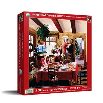 Christmas Dinner Guests 500 pc Jigsaw Puzzle
