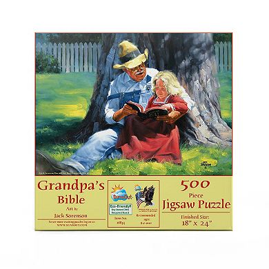 Grandpa's Bible 500 piece Jigsaw Puzzle