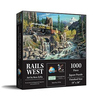 Rails West 1000 pc Jigsaw Puzzle