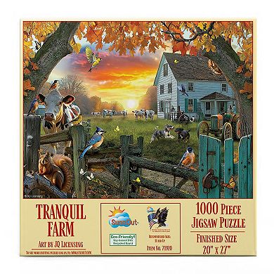 Tranquil Farm 1000 piece Jigsaw Puzzle for Adults