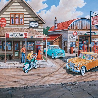 Trefl Red Popple Greek Store 1000 Piece Puzzle