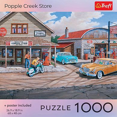 Trefl Red Popple Greek Store 1000 Piece Puzzle