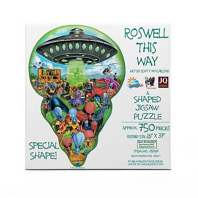Roswell This Way 750 piece Special Shape Jigsaw Puzzle