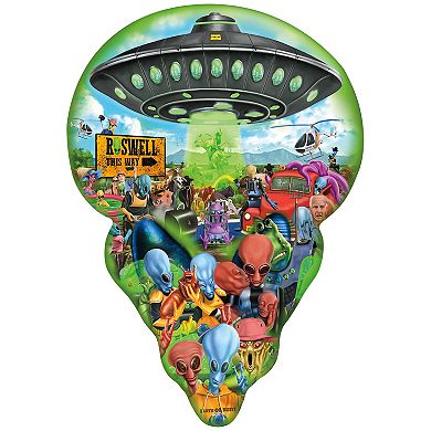 Roswell This Way 750 piece Special Shape Jigsaw Puzzle