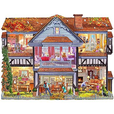 Autumn Country House 1000 piece Special Shape Jigsaw Puzzle