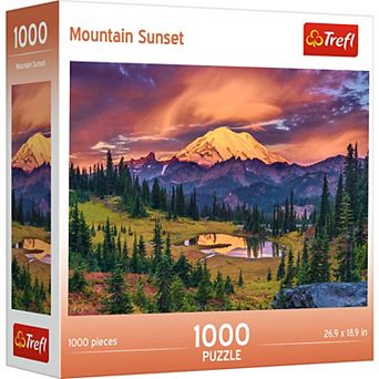 Trefl Red 1000 pc Puzzle - Mountain Sunset