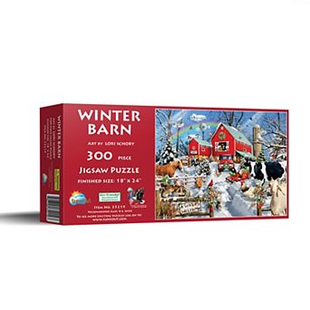 Winter Barn 300 pc Jigsaw Puzzle