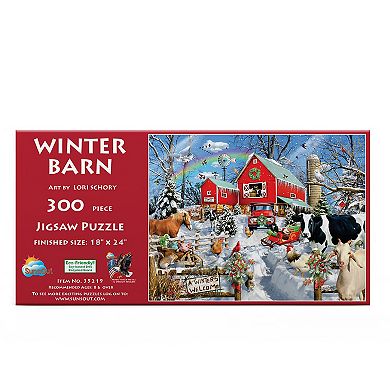 Winter Barn 300 piece Jigsaw Puzzle
