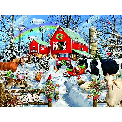 Winter Barn 300 piece Jigsaw Puzzle