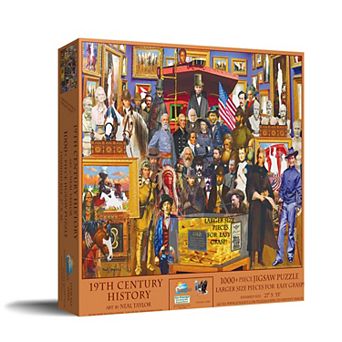19th Century History 1000 pc Large Pieces Jigsaw Puzzle